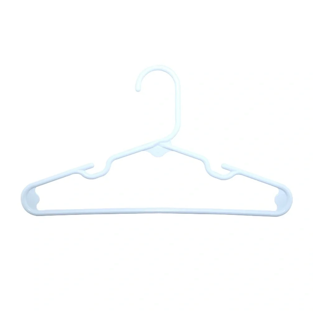 Your Zone Children's Clothing Hangers, 10 Pack, White, Sizes Up to 8 - 2 Sets